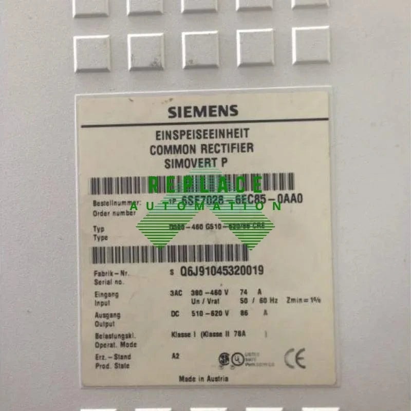 6SE7028-6EC85-0AA0